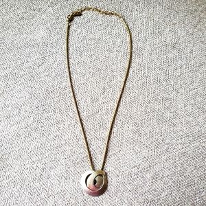 Marjorie Baer SF brass and silver necklace